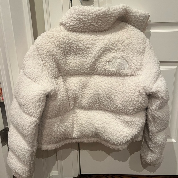 The North Face Women's Cream Teddy Puffer Jacket - Picture 3 of 3